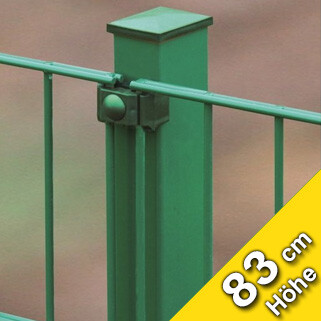 Doppelstabmattenzaun "Flexi-Basic" Höhe 83 cm