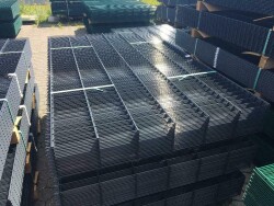 Doppelstabmattenzaun "Flexi-Profi" Höhe 103 cm in Grün RAL6005 im 22 Meter-Set