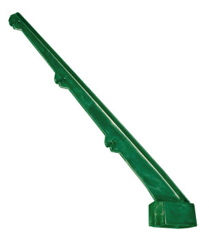 Abweiser 60x40 schräg 45° - grün RAL 6005