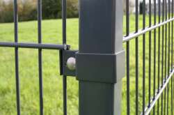 Endschelle f&uuml;r Zaunpfosten B in gr&uuml;n RAL6005