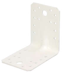 SL-Winkelverbindermit Sicke wei&szlig; 90x90x65