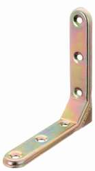 Zierwinkel gelb verzinkt 103x103x21