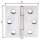 Scharnier sendzimirverzinkt 38x38x0 75