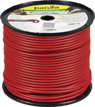 Hochspannungs-Elektrozaunkabel 2,7 mm, Tornado, alulegiert, 100 m Rolle