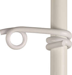 Kunststoff&ouml;se wei&szlig;, f&uuml;r Litze/Seil f&uuml;r Pf&auml;hle d=12mm, (25 St&uuml;ck / Pack)