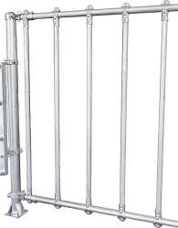 Gitterstab d = 48,3 mm, Länge 1,80 m, mit 2 verstärkten T-Schellen (341213)