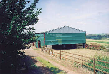 Windschutz-Spannpanele, Höhe 1,50 m Breite  6,10 m