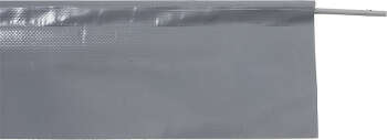 Bodenabschlusslippe mit Kederschnur, 34 cm, Aufpreis per Meter