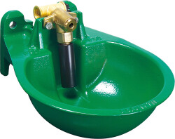 Rohrventil-Becken Mod. F30, Polycoat, Messingventil...