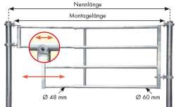 Abtrennung R4 (2/3) Tr&auml;nke Montagel&auml;nge 2,35 -...