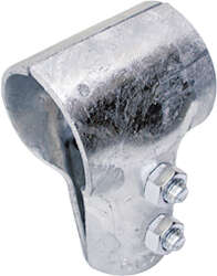 T-Schelle, 2 Schrauben, 48 mm x 60 mm 1 1/2&quot; x 2&quot;