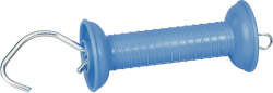 Torgriff mit Zugfeder und Haken blau