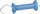 Torgriff mit Zugfeder und Haken blau