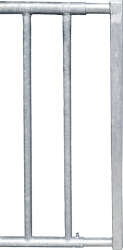 Abschlussrohr 45x45 f. Abtrennung Kälber f. Schnellverschluss TS und Anschraubt.
