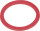 Dichtungsring für Kugelventil, rot, 2,5 mm