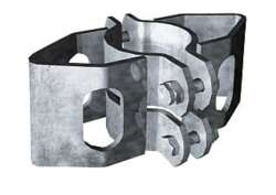 Schelle d= 76 mm, 2 Riegelhalter RS, parallel