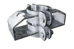 Schelle d=102 mm, mit 2 Riegelhalter TS parallel