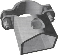 Schelle d= 76 mm, mit 1 Riegelhalter TS