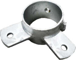 Ringschelle 76, 2 Halter winklig