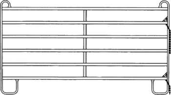 Panel Compact 3,00 m Breite 3,00 m, Höhe 1,70 m, vz
