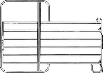Panel Compact mit Tor 3,60 m Breite 3,60 m, Höhe 2,20 m, vz