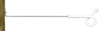 Abstandhalter mit Ösenisolator, 40 cm 
mit Verzinkungsfehlern (5 St./Bund)