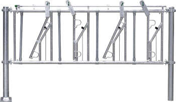 PATURA Selbstfangfressgitter, Nennlänge 500 cm, 10 Fressplätze