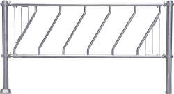 PATURA Schrägfressgitter, Nennlänge 300 cm, 6 Fressöffnungen, für Jungvieh