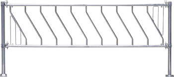 PATURA Kälber-Schrägfressgitter, Nennlänge 250 cm, 7 Fressöffnungen