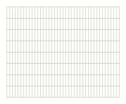 Doppelstabmatte 6/5/6 ohne Überstand Höhe 140cm Länge 200cm Anthrazit RAL7016
