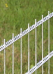 Doppelstabmatte - 2m VZ + Anthrazit RAL7016 6/5/6 Höhe 143cm Breite 201cm