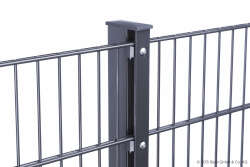 Zaunpfosten TYP A Anthrazitgrau RAL7016 1030mm