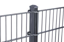 Zaunpfosten TYP U  Anthrazitgrau RAL7016 630mm