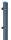 Zaunpfosten TYP U  Anthrazitgrau RAL7016 830mm