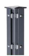 Eckpfosten TYP A Anthrazitgrau RAL7016 830mm