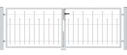 Einzeltor für Zierzaun Madrid -Höhe 100cm, Breite 100cm, anthrazit-