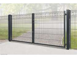 Doppeltor für Schmuckzaun Barcelona Moosgrün RAL6005 830mm