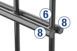 Anthrazit  RAL 7016 123cm
