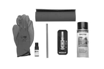 Zaun-Reparaturset Moosgrün RAL6005
