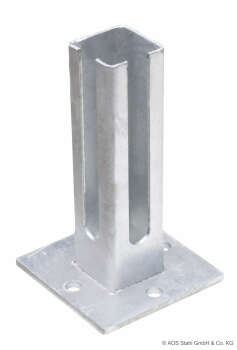 Standfuss für 60 x 60mm Eck-Pfosten