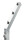 Stachedrahtabweiser einseitig 45° für 60 x 40mm Pfosten Moosgrün RAL6005