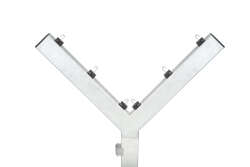 Y-Stacheldrahtabweiser 45° für 60 x 40mm Pfosten