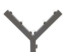 Y-Stacheldrahtabweiser 45° für 60 x 40mm Pfosten