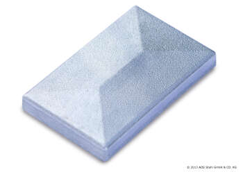 Alu-Abdeckkappen mit Überstand für Vierkantpfosten Normaler Pfosten 60 x 40mm Anthrazitgrau RAL7016