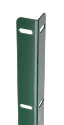 Zaunanschluss-Winkelleisten-Set Moosgrün RAL6005 830mm