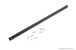 Zaunanschlussleiste mit U-Profil Anthrazitgrau RAL7016 830mm