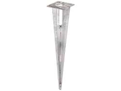 Zaunpfosten für Bodeneinschlaghülse 1690mm anthrazit-metallic