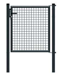 Wellengitter-Einzeltor Grün. 1000mm x 1000mm