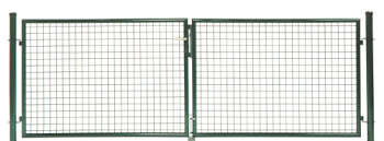 Wellengitter-Doppeltor Grün  1000mm x 2988mm