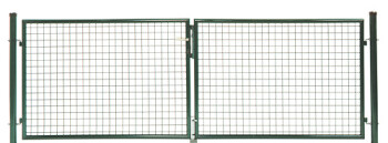 Wellengitter-Doppeltor Anthrazit-Metallic  1500mm x 2988mm